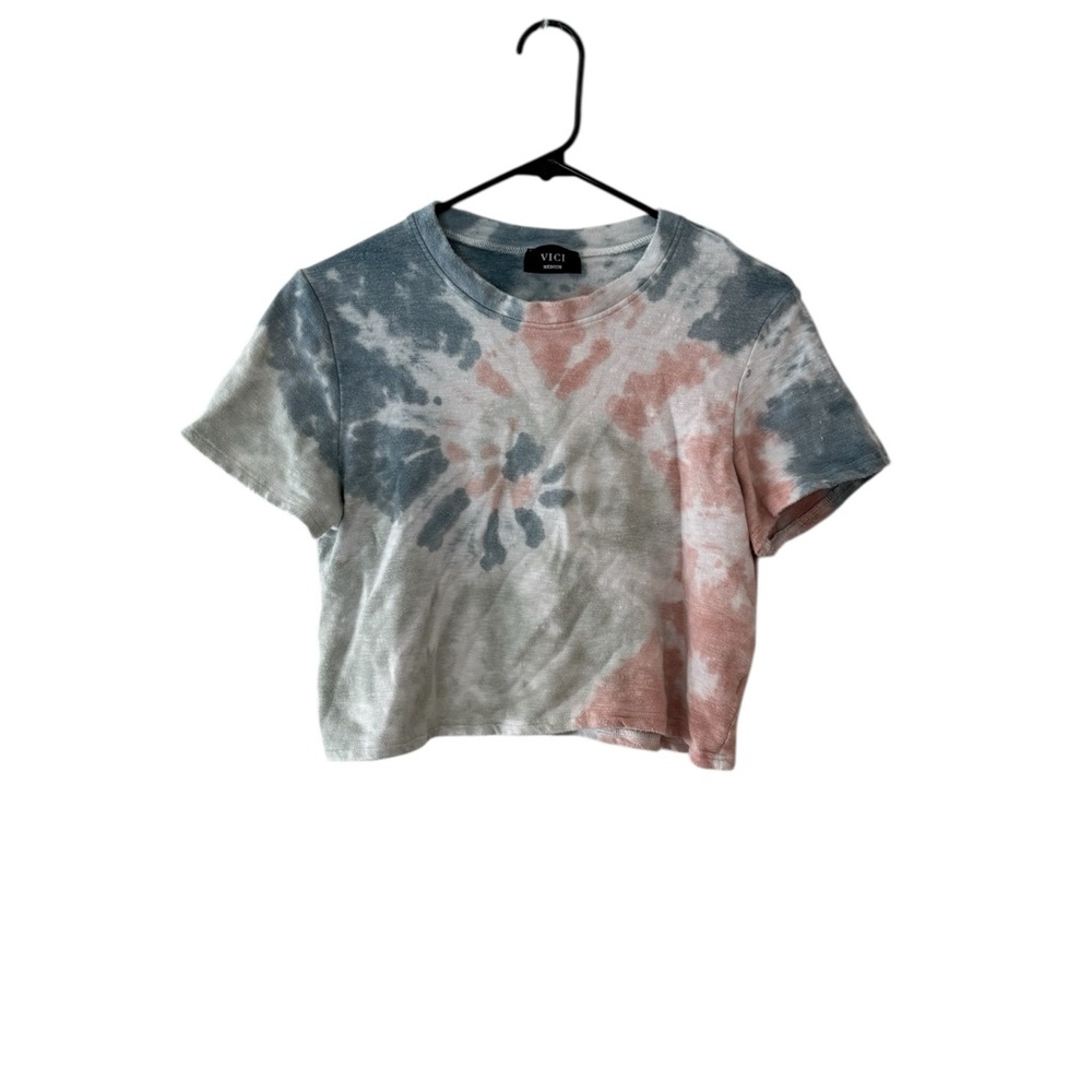 Vici Multicolor Tie-Dye Crop Top